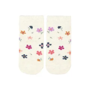 Toshi Organic Ankle Jacquard Socks - Wild Flowers