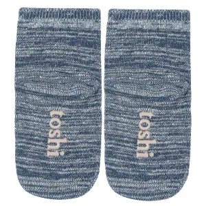 Toshi Organic Ankle Marle Socks - Midnight