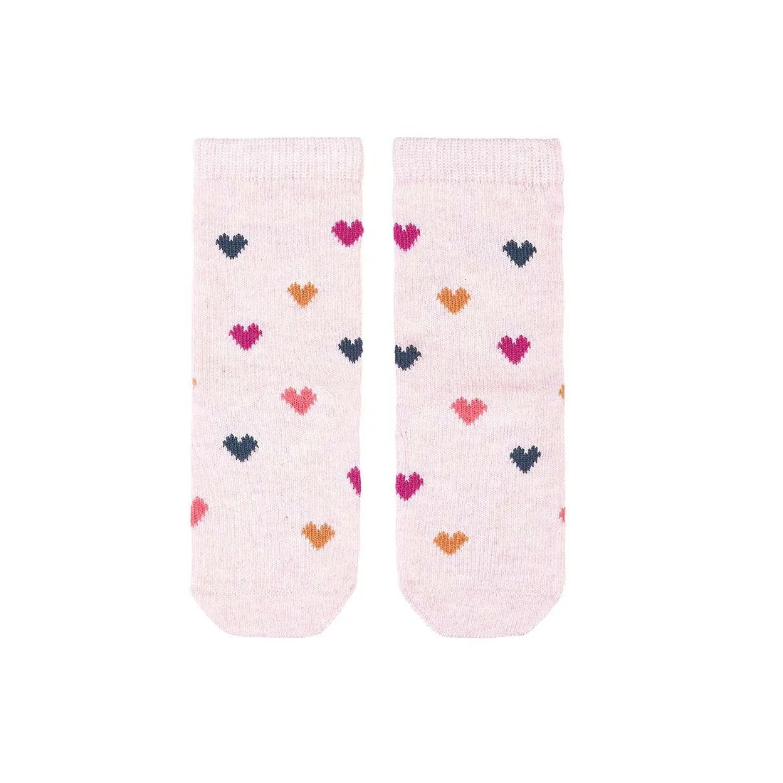 Toshi Organic Knee Jacquard Socks - Hearts