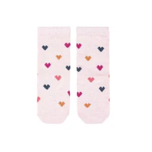 Toshi Organic Knee Jacquard Socks - Hearts