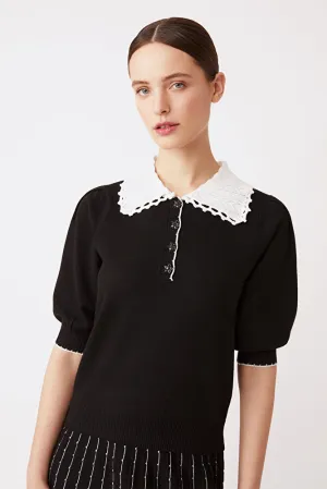 Tricot Pieroly - noir