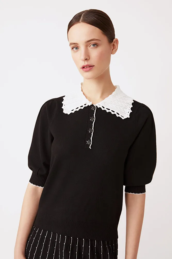 Tricot Pieroly - noir