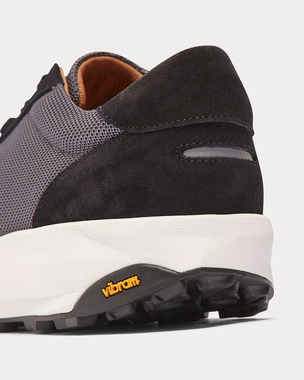 Trinity Tech Suede Mesh Black / Grey Low Top Sneakers