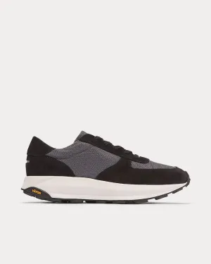 Trinity Tech Suede Mesh Black / Grey Low Top Sneakers