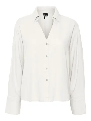 Vero Moda / Damen-Bluse / VMMYMILO LS OVERSIZE SHIRT WVN GA