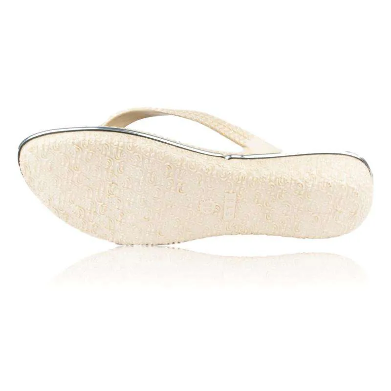Womens Mule Sandals Beige L