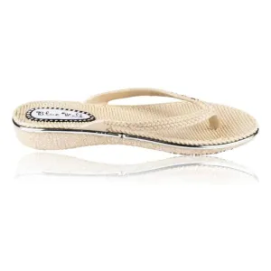Womens Mule Sandals Beige L