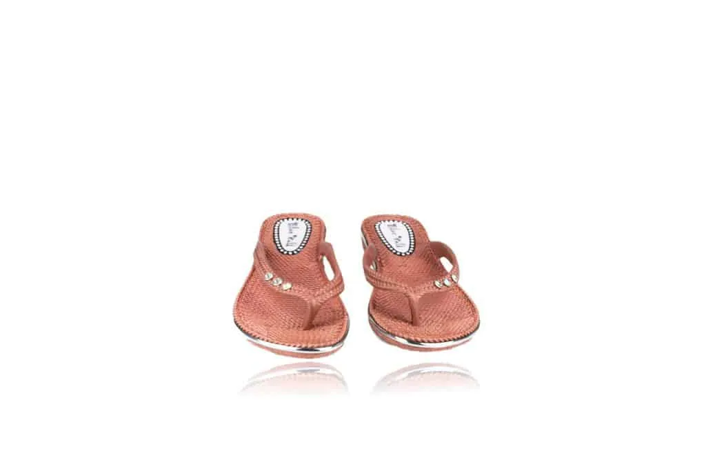 Womens Mule Sandals Bronze L