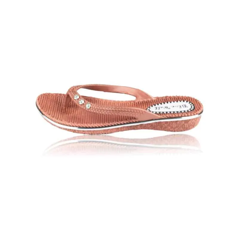 Womens Mule Sandals Bronze L