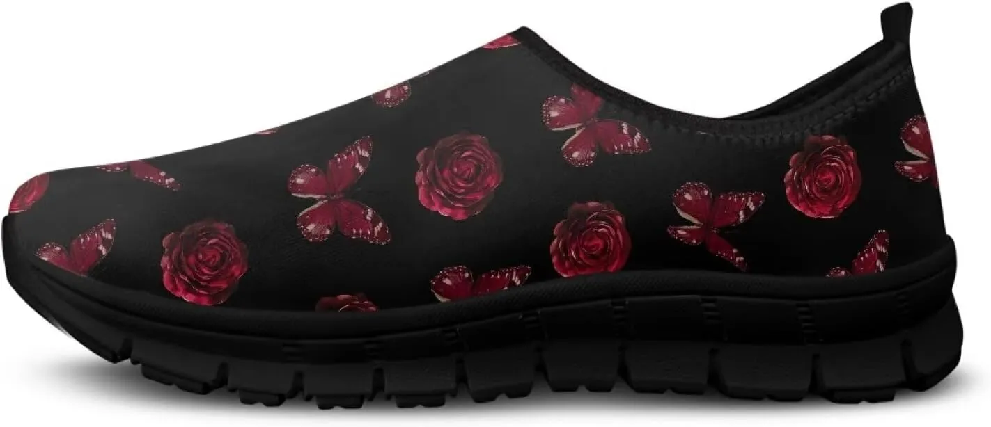 Women's Sneaker Casual Cozy Non-Slip Low-Top Hiking Shoes Slip-On Lightweight Workout Yoga Exercise Running Sneaker for Women US 5.5-11.5