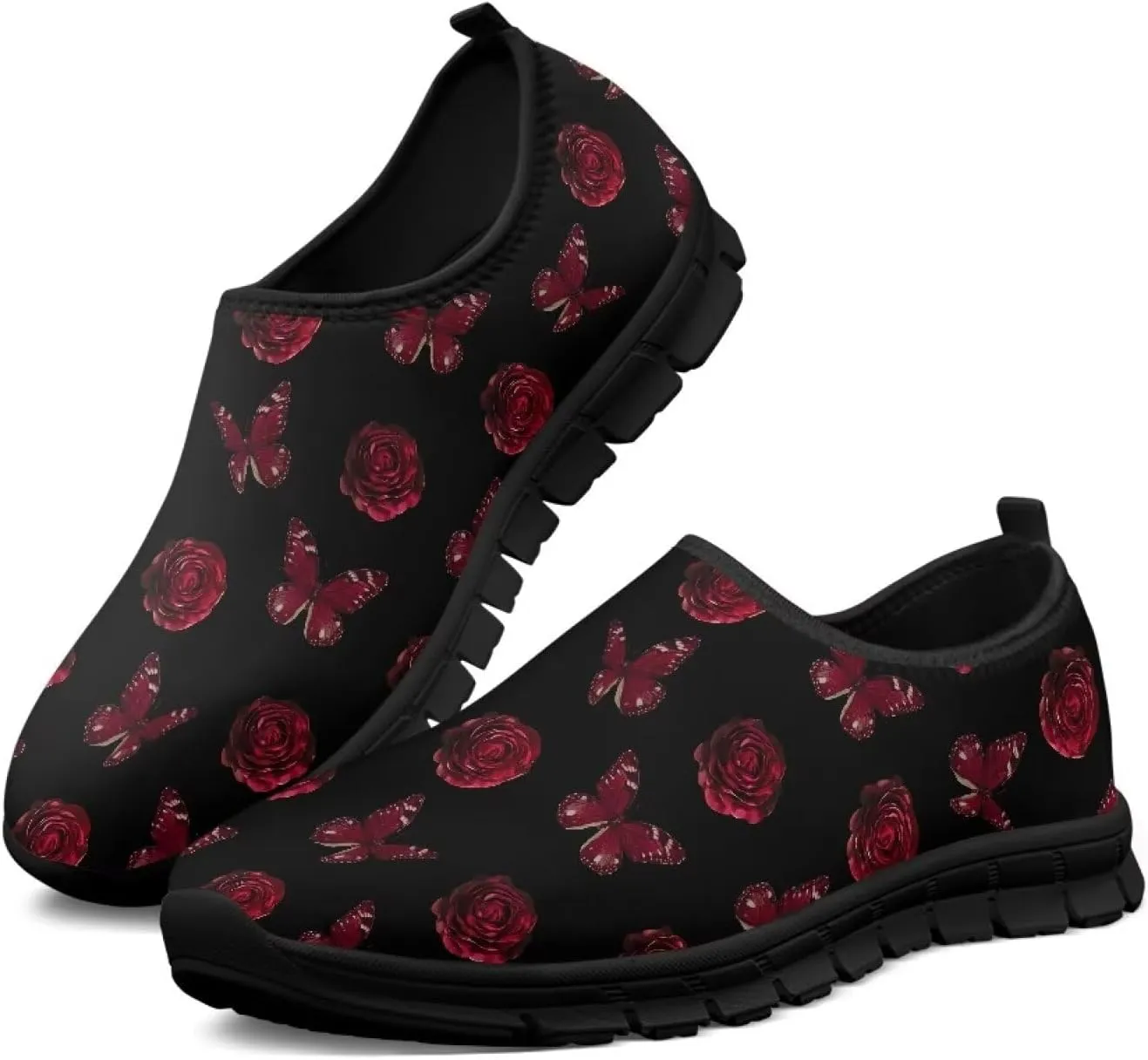 Women's Sneaker Casual Cozy Non-Slip Low-Top Hiking Shoes Slip-On Lightweight Workout Yoga Exercise Running Sneaker for Women US 5.5-11.5